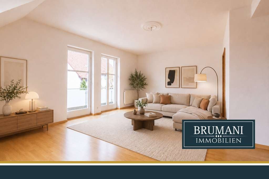 Immobilie in Schallstadt - BRUMANI | Helle & große 2 Zimmer Maisonette-Wohnung mit Nord-Balkon und Stellplatz in Schallstadt - Bild 0