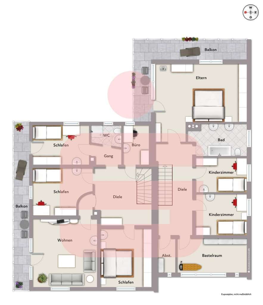 Immobilie in Bad Hindelang - Platz für Generationen und neue Ideen - großzügiges Zweifamilienhaus mit Ausbaupotential in "Bruck" - Bild 2