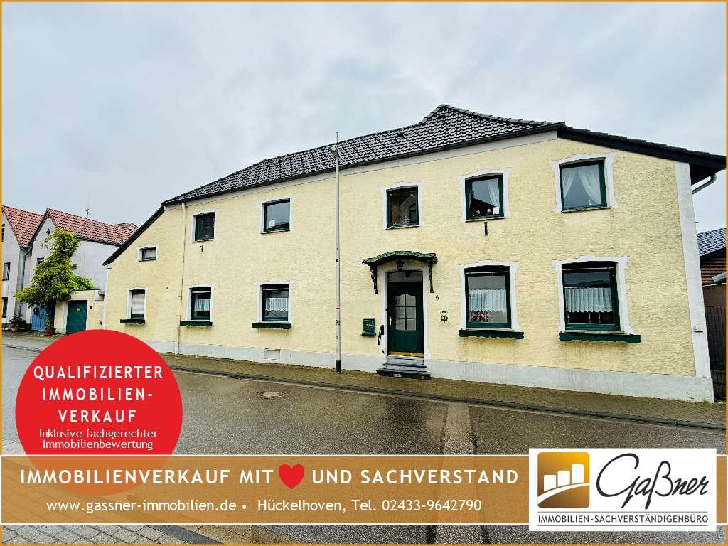 Immobilie in Geilenkirchen - Gemütliches Einfamilienhaus - mit Garage und Innenhof in Geilenkirchen-Immendorf - Bild 0