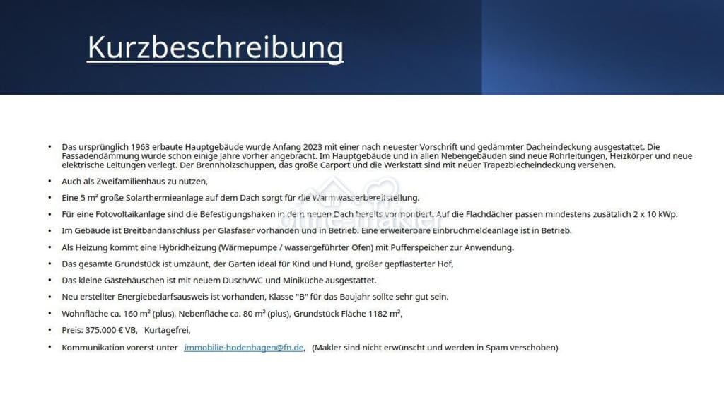 Immobilie in Hodenhagen - Einfamilienhaus freistehend in Hodenhagen - Bild 1