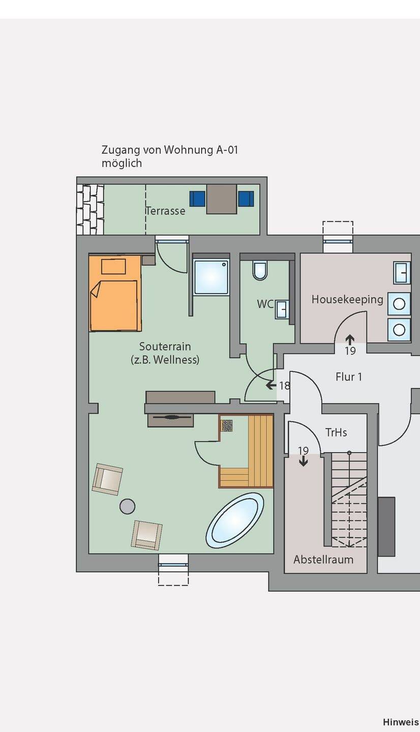 Immobilie in Pleinfeld - 2-Zimmer-Ferienwohnung samt eigenem Wellnessbereich in Ramsberg am Großen Brombachsee - Bild 2