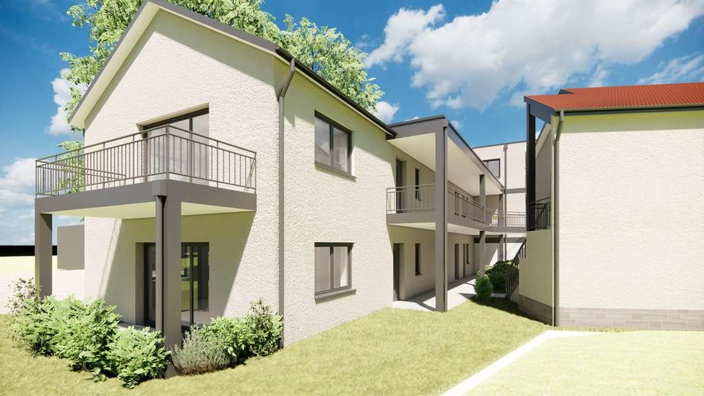 Immobilie in Laufach - Neubau! 3-Zimmerwohnung mit Balkon u. PV-Anlage - Bild 1