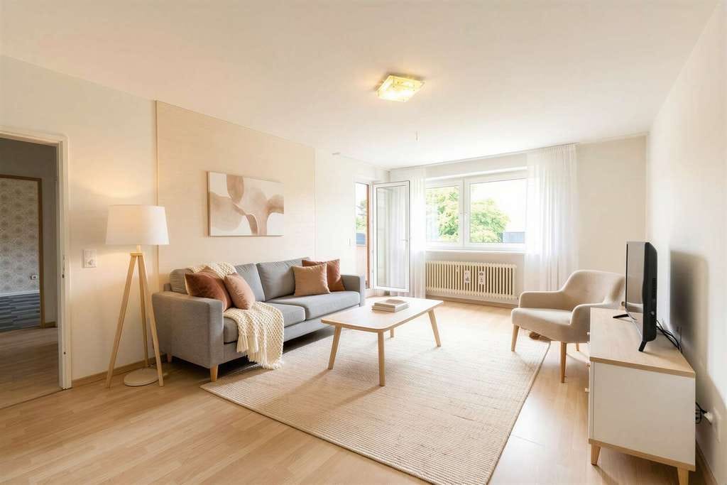 Immobilie in Achim - Helle 2-Zimmer-Wohnung mit Westbalkon und gutem Grundriss in Achim - Bild 3