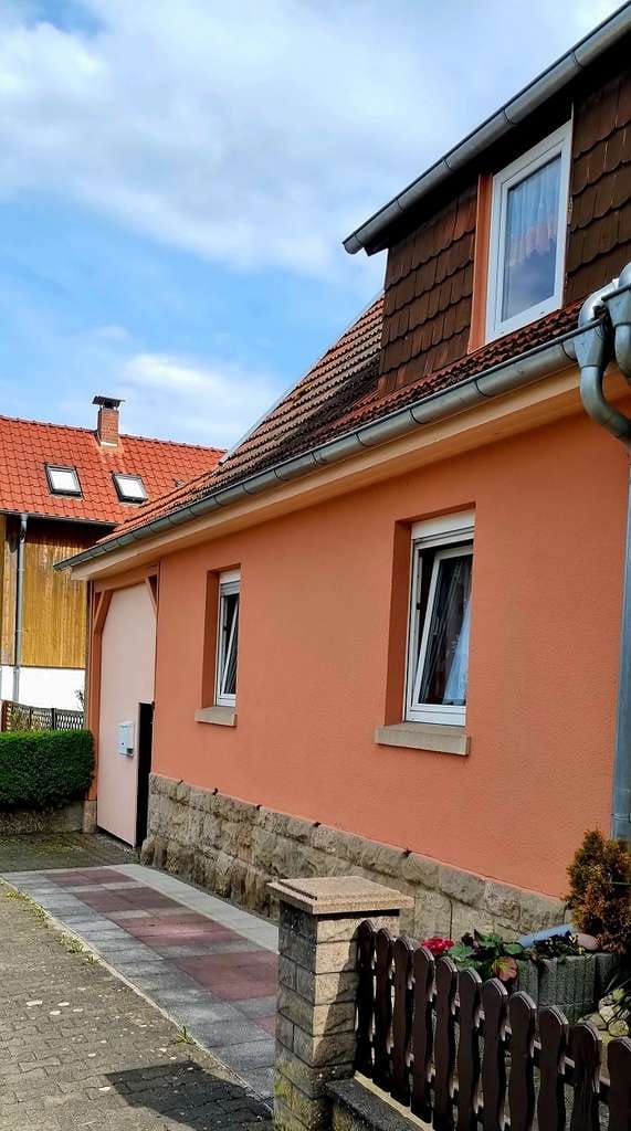 Immobilie in Vogtei - Doppelhaushälfte mit Einfahrt, Scheune und kleinem Garten in Oberdorla zu verkaufen :) - Bild 3