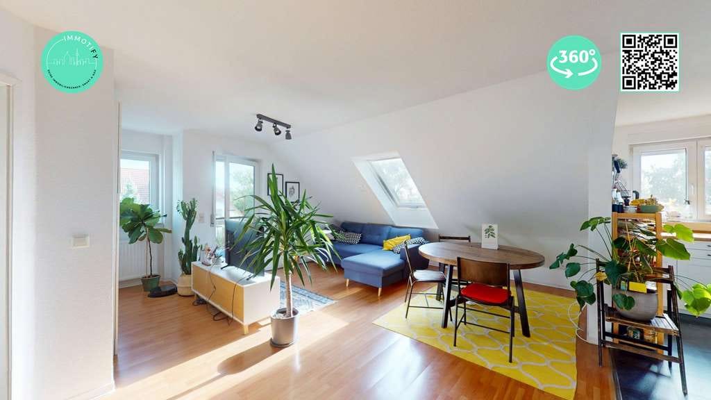 Immobilie in Berg (Pfalz) - Luftig. Sonnig. Modern. – Traumhafte Dachgeschosswohnung in Berg (Pfalz) - Bild 0