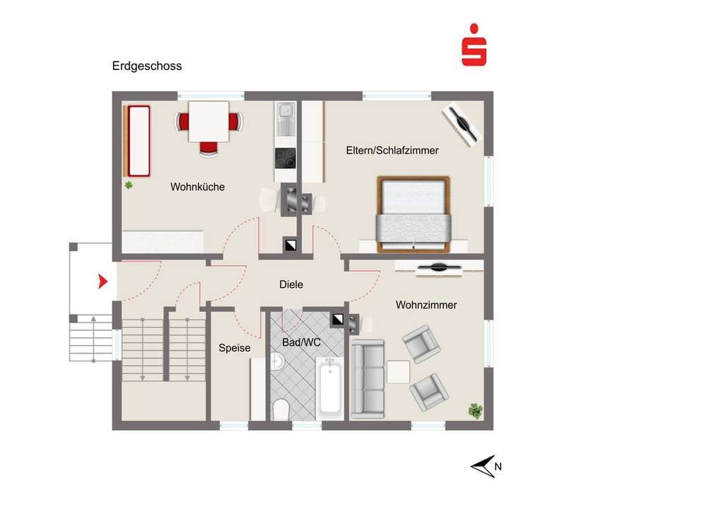 Immobilie in Altmannstein - Freistehendes Einfamilienhaus mit Doppelgarage in Altmannstein/Sandersdorf  - Bild 1