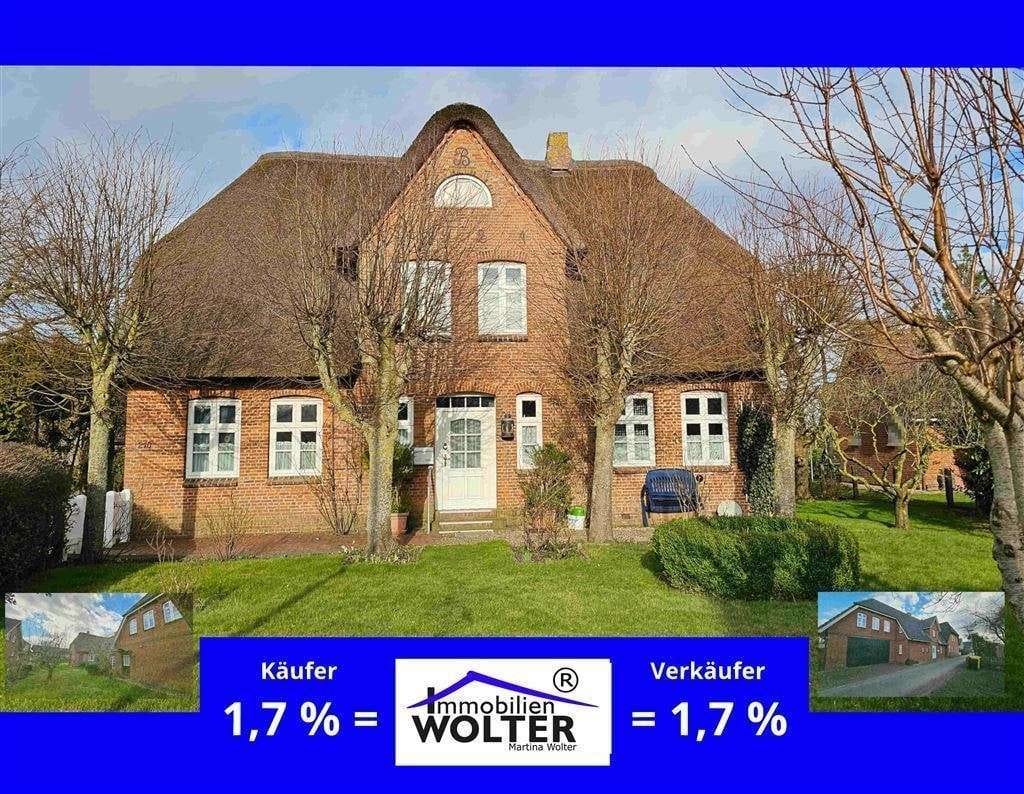 Immobilie in Oldsum - *** Wohnensemble ca. 278 m² Wohnfläche – 2 Häuser, 3 Wohneinheiten auf 1001 m² Areal *** - Bild 0