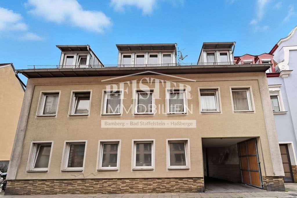 Immobilie in Bamberg - Zentrale 4-Zimmer-Wohnung im Gärtnerviertel, Bamberg - Bild 1
