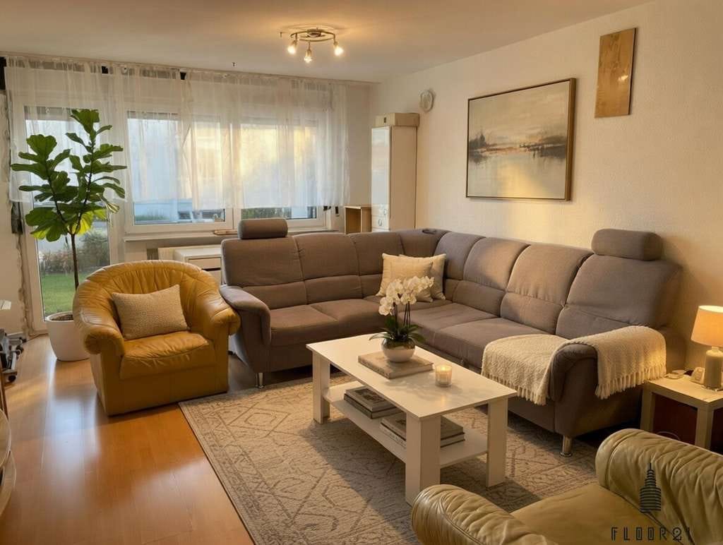 Immobilie in Erdmannhausen - Helle 4- Zimmerwohnung mit Balkon und Stellplatz in S-Bahn-Nähe von Erdmannhausen - Bild 0