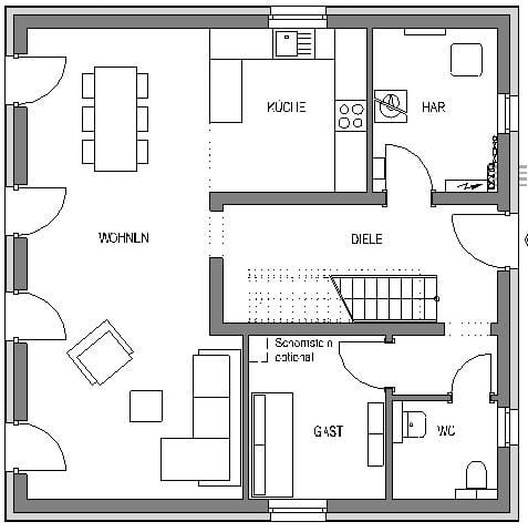 Immobilie in Langweid am Lech - Neubau EFH in toller Lage in Stettenhofen
- provisionsfrei für Kaufende - - Bild 1