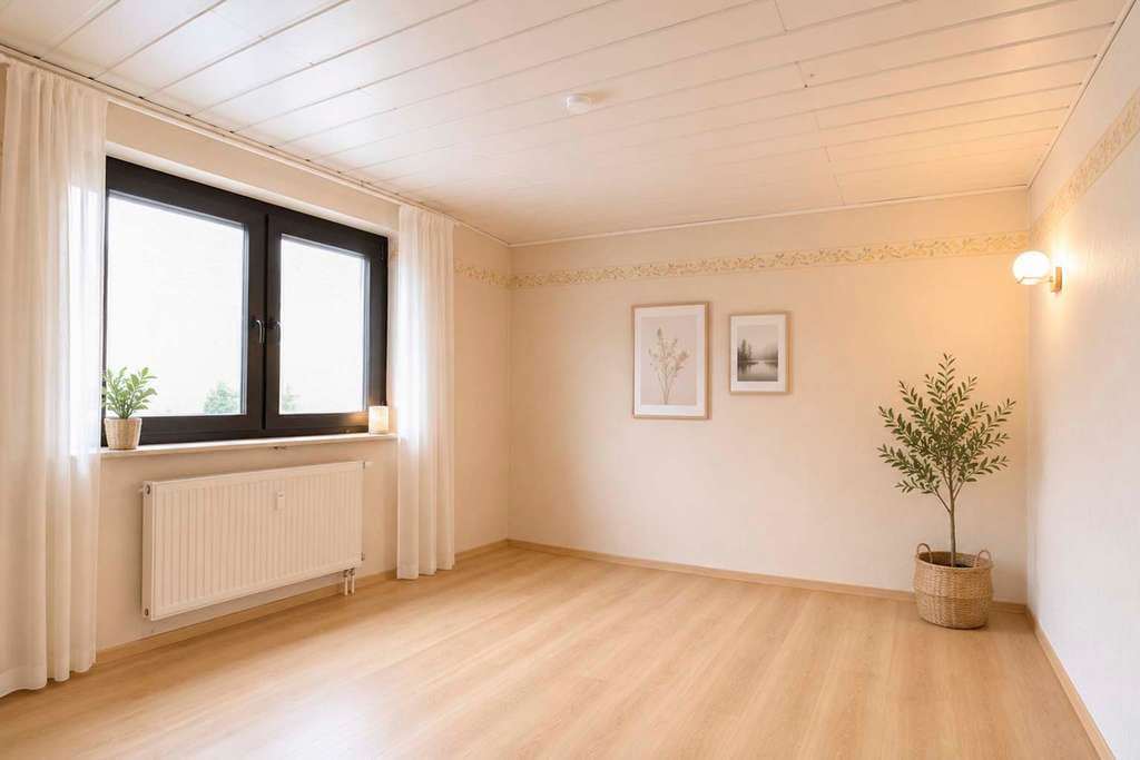 Immobilie in Gernsheim - Ankommen und wohlfühlen: Erdgeschosswohnung mit Gartenparadies - Bild 1