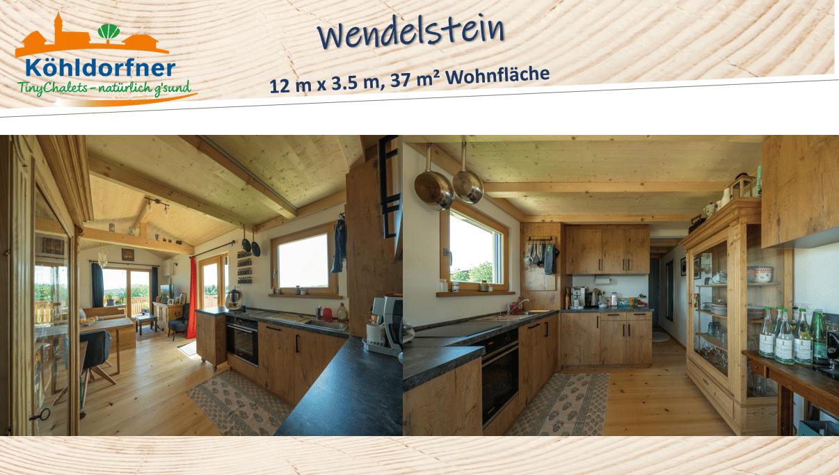 Immobilie in Wasserburg am Inn - TinyChalet "Wendelstein" by Köhldorfner - natürlich g´sund - Bild 1