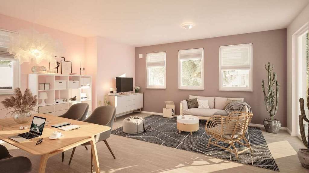 Immobilie in Neuhemsbach - Zweifamilienhaus massiv gebaut, Preis inkl. Grundstück - Bild 4