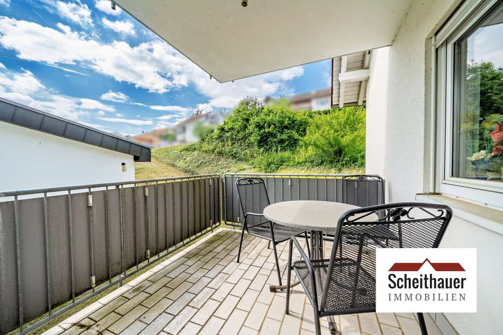 Immobilie in Binau - Gepflegte 2-Zimmer-Wohnung mit Balkon und Carport in Binau - Bild 4