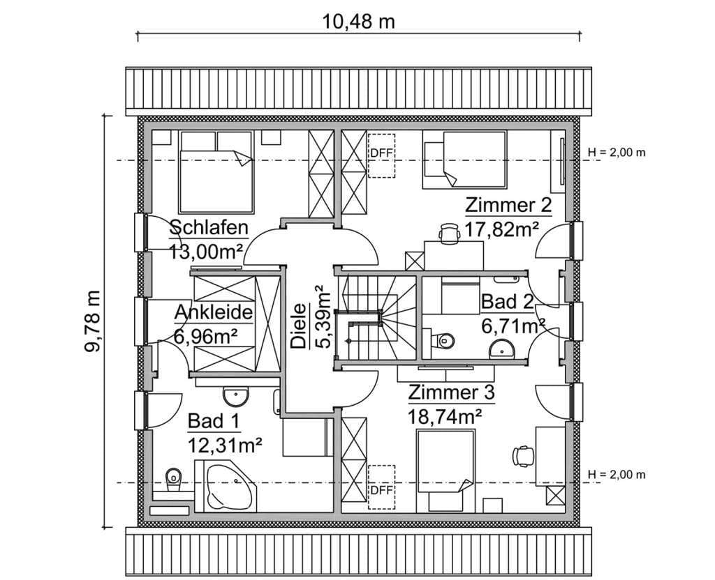 Immobilie in Soltau - EFH mit Suite für die Eltern im OG als EFH40, incl. Grundstück - Bild 2