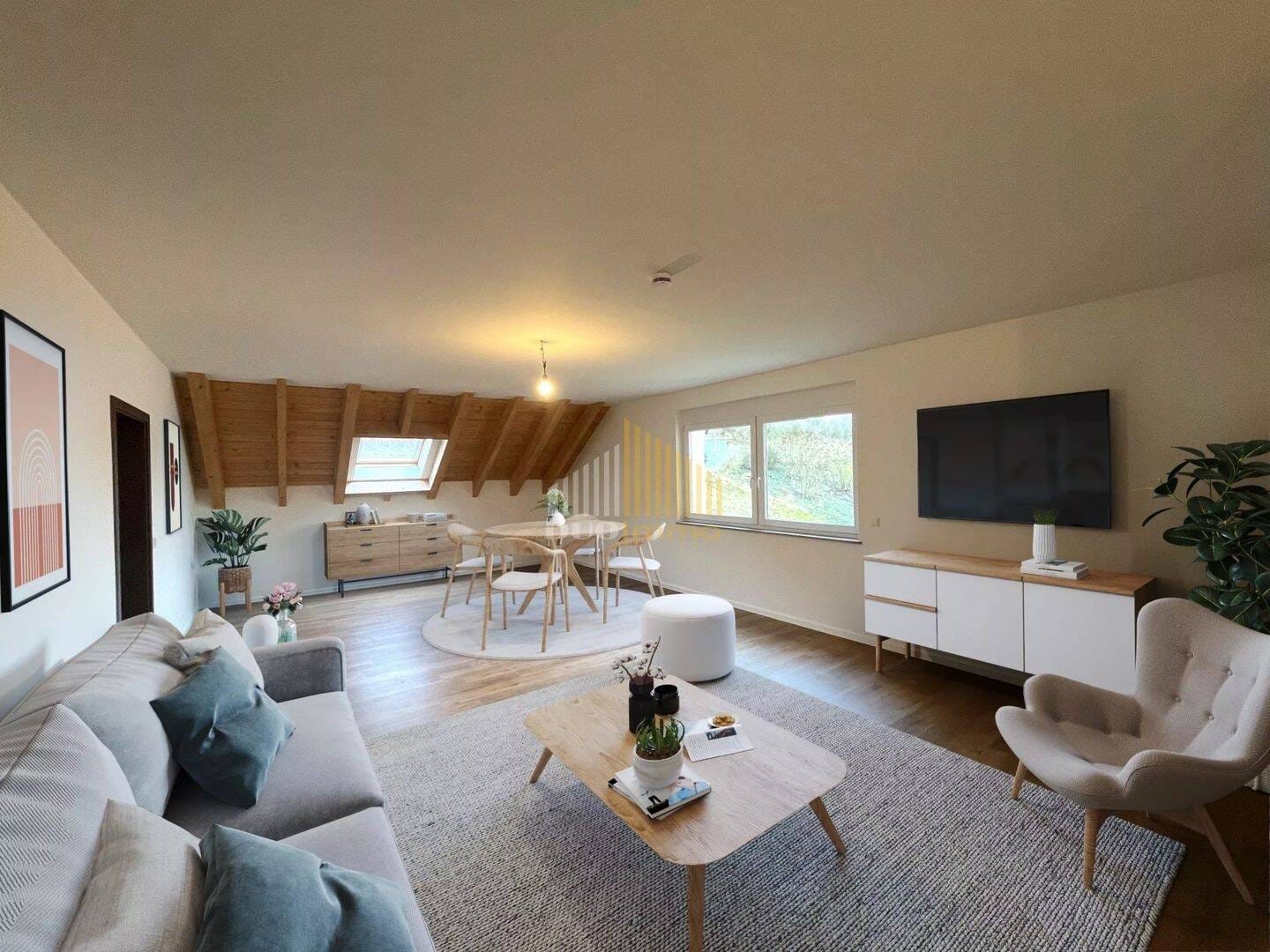 Immobilie in Zerf - Großzügige Maisonette-Eigentumswohnung in Zerf - modern, energieeffizient und sofort bezugsbereit - Bild 0