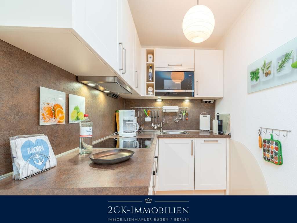 Immobilie in Baabe - 1. Strandreihe in Baabe: Möblierte 2-Zimmer-Ferienwohnung mit Süd-Balkon, Stellplatz & Meerblick! - Bild 4