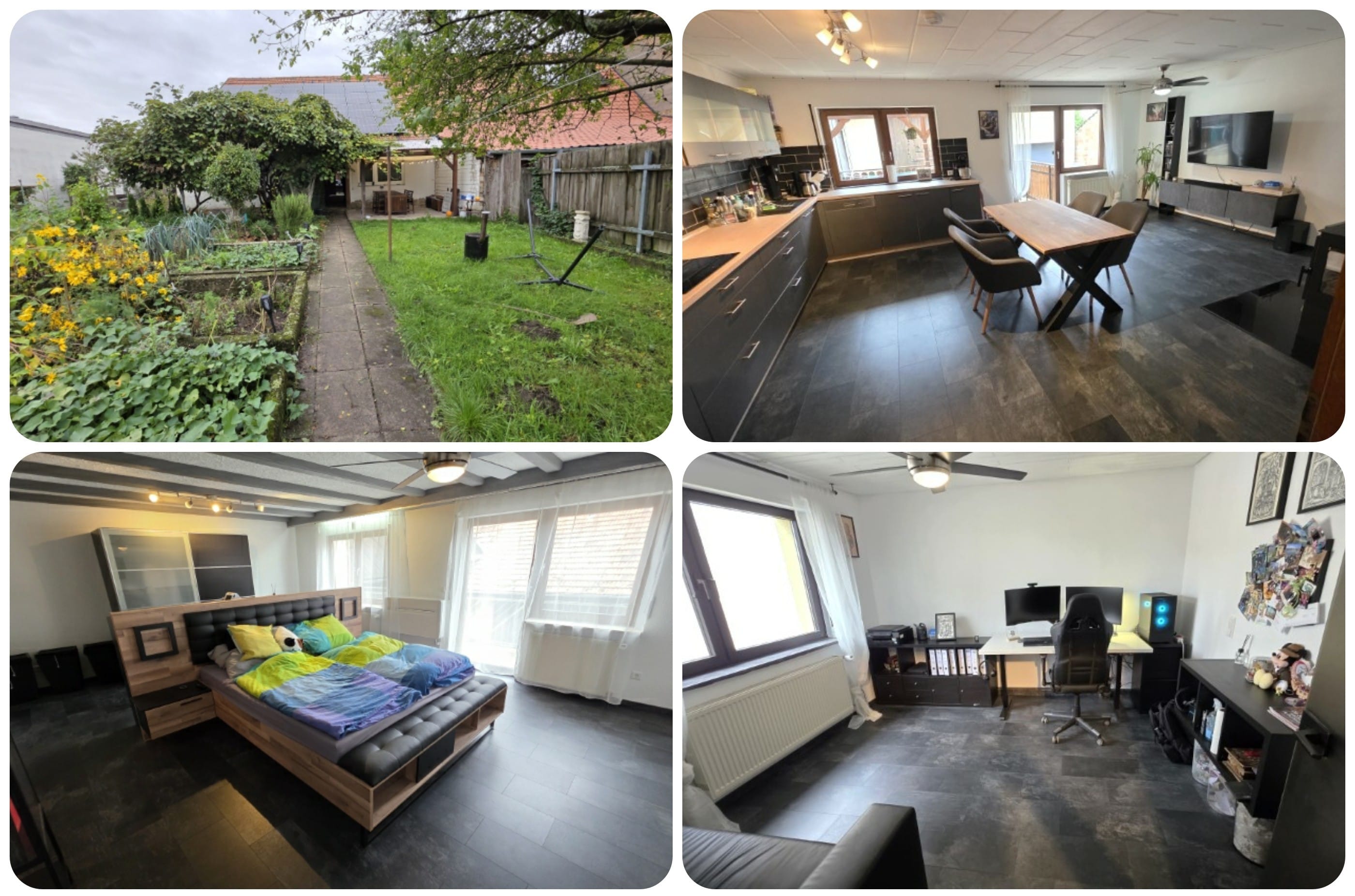 Immobilie in Erlenbach bei Kandel - Wohnglück PUR in dieser Grundsanierten DHH mit Terrasse, Garten, Scheune, neuw. EBK in Feldrandlage - Bild 0