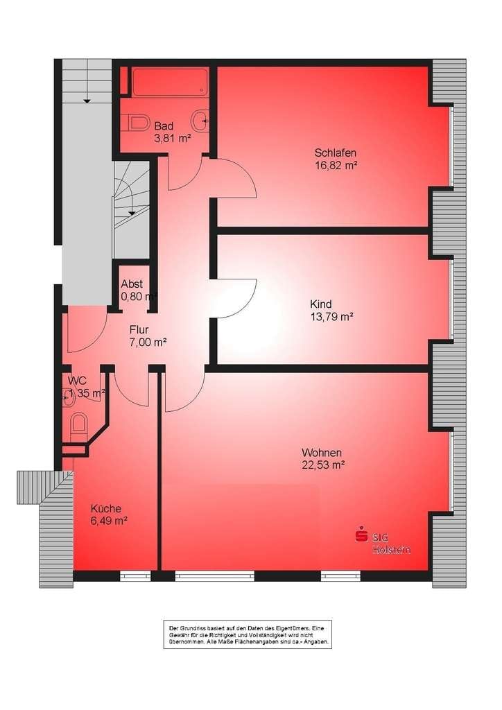Immobilie in Eutin - Attraktive 3-Zimmer-ETW im Zentrum - Bild 4