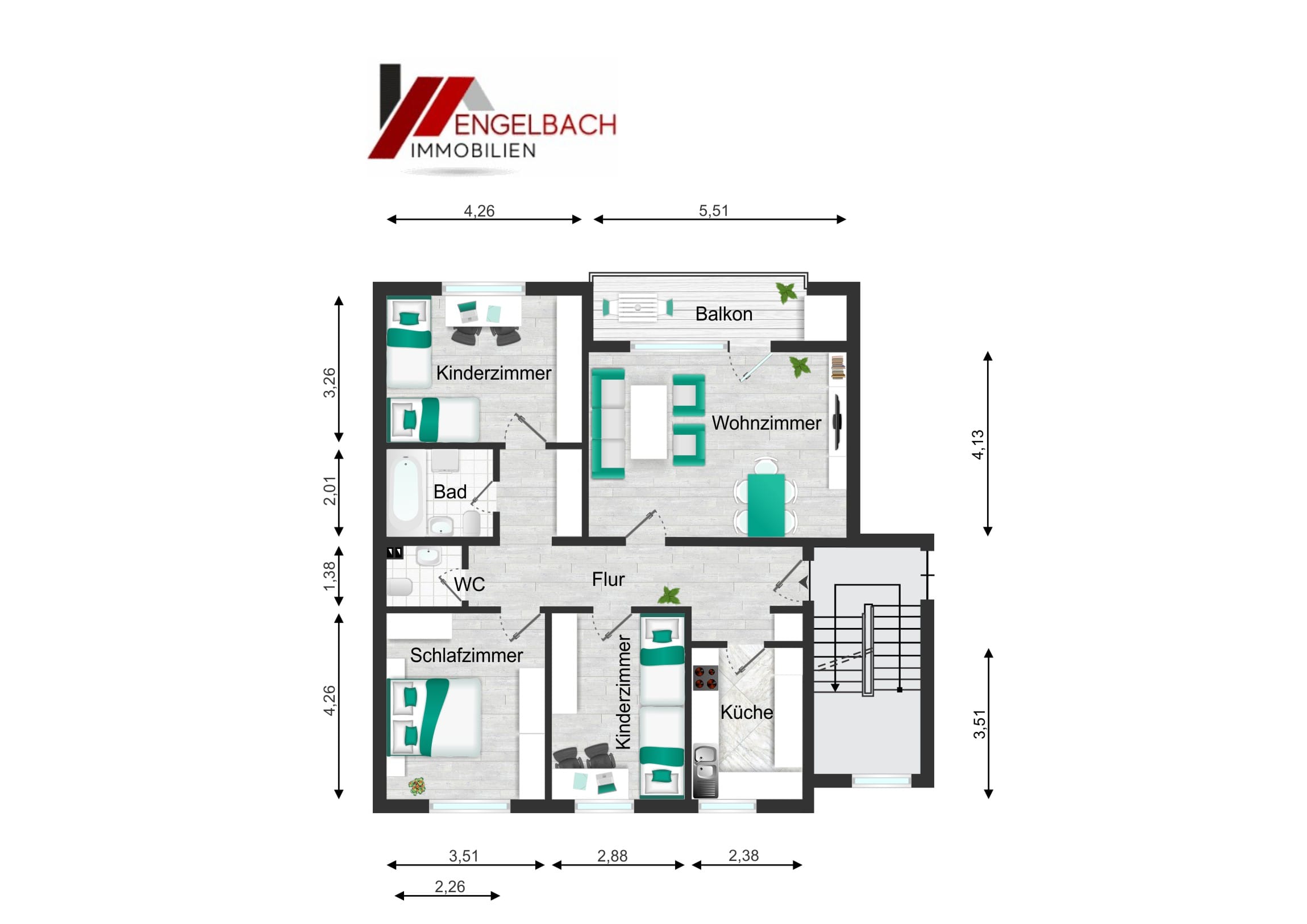 Immobilie in Frankenberg - Moderne Etagenwohnung in Toplage direkt am Obermarkt in Frankenberg (Eder) - Bild 2