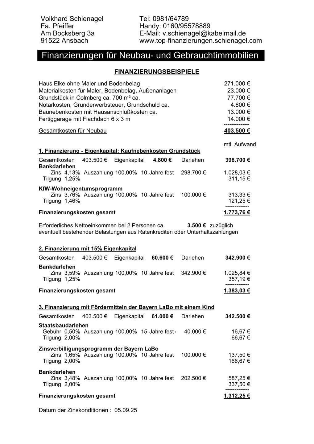 Immobilie in Colmberg - Jetzt zugreifen! - Neubau Einfamilienhaus zum günstigen Preis in Colmberg - Bild 4