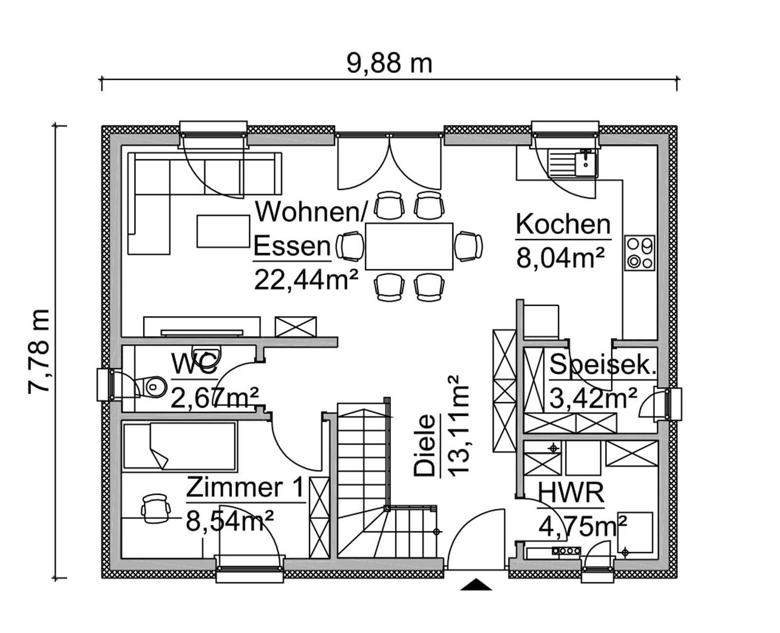 Immobilie in Oberkrämer - Platz für 5 Zimmer - Bild 1