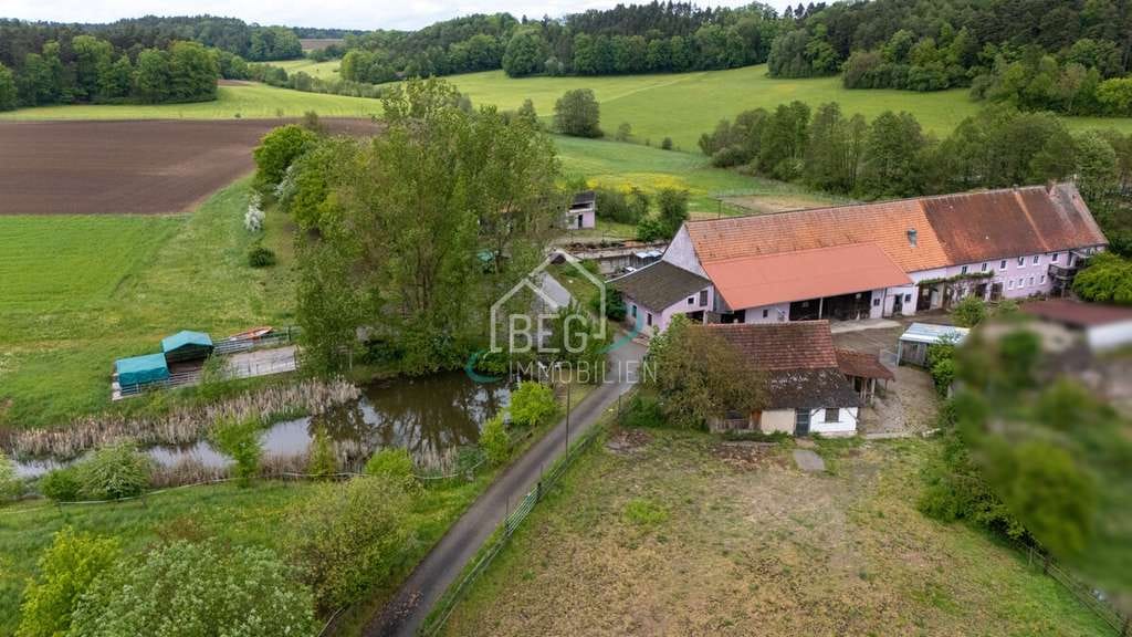 Immobilie in Feuchtwangen - Großzügiges Anwesen für Pferdehaltung mit 
Stallungen, Seen und weitläufigen Weideflächen - Bild 4