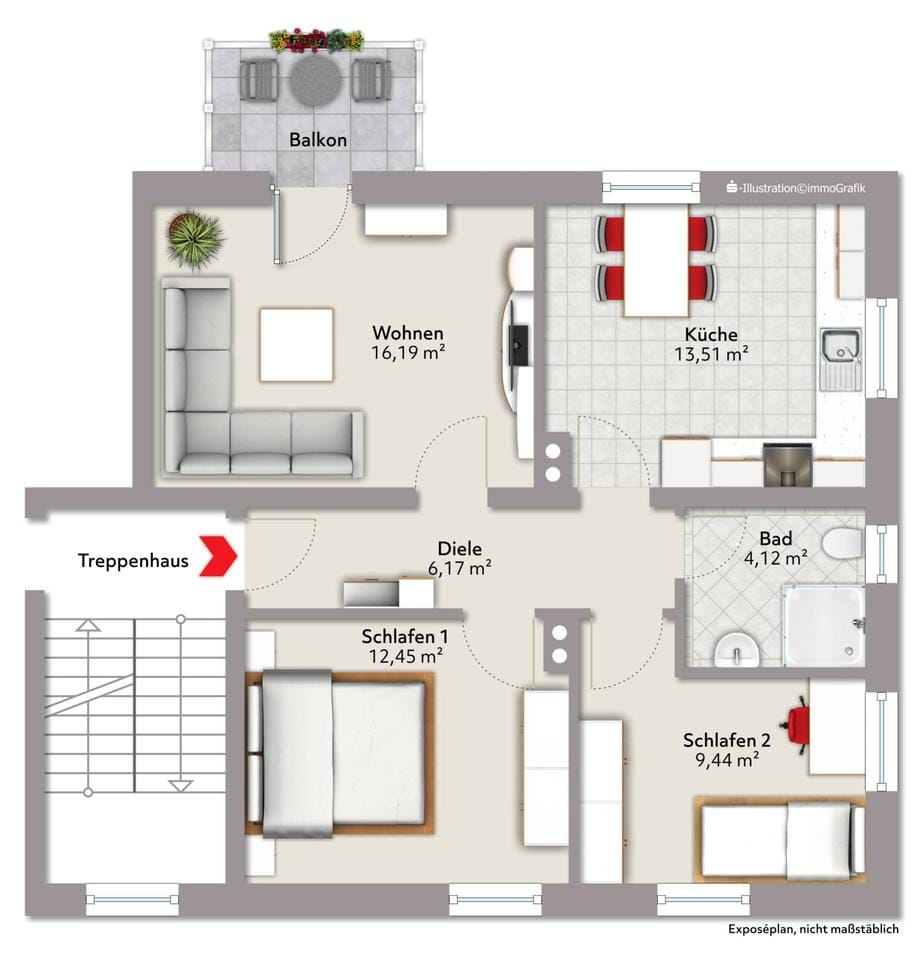 Immobilie in Türkheim - Aus Nachlass: 3-Zimmer-Wohnung in Türkheim-Bahnhof - Bild 0