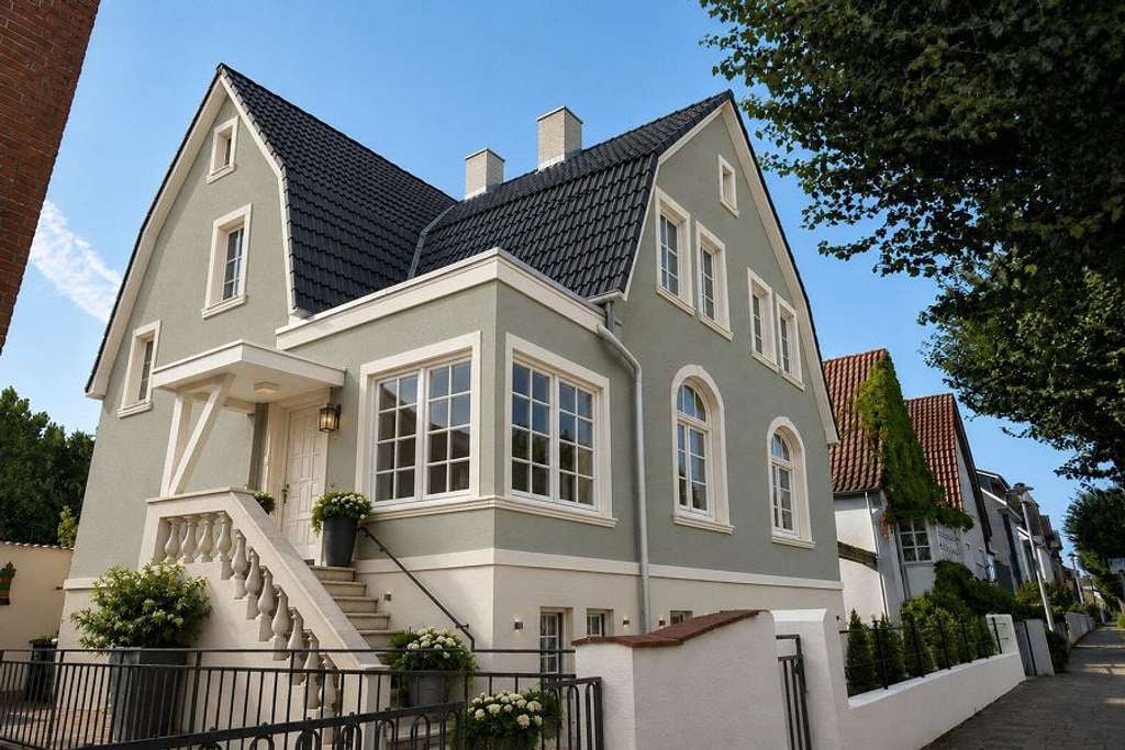 Immobilie in Laboe - Meerblick und Ruhe: Kapitänshaus in privilegierter zweiter Reihe vom Strand! - Bild 1