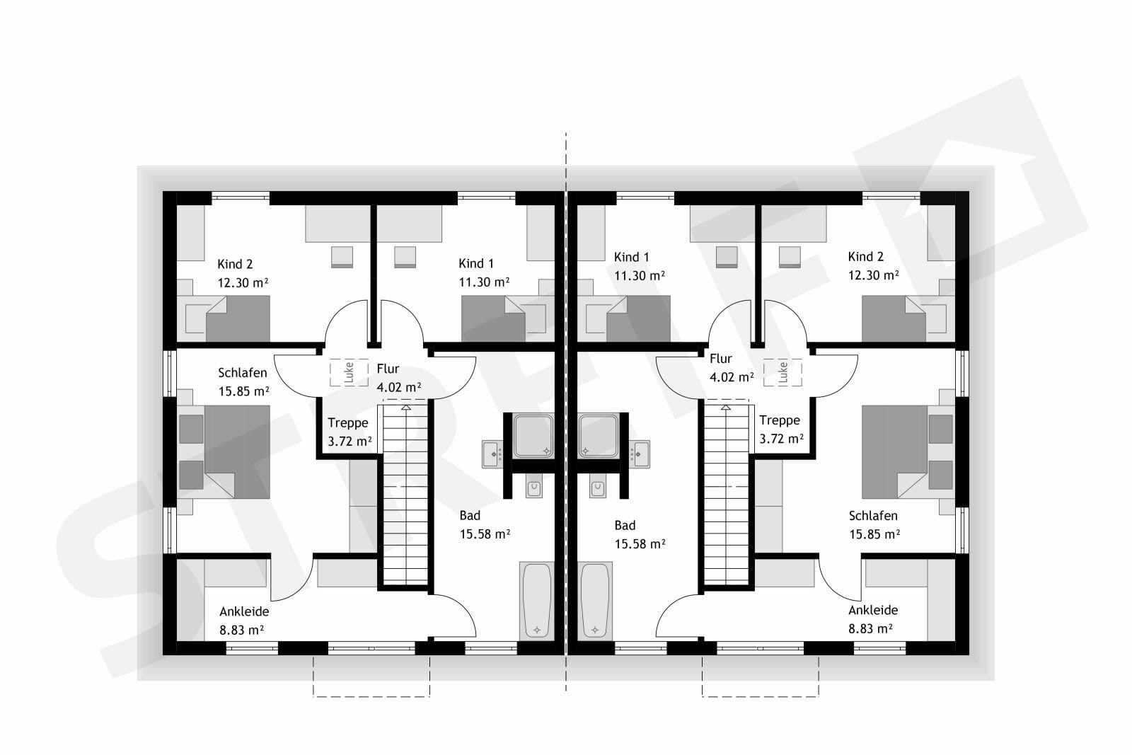 Immobilie in Steißlingen - Gemeinsam Bauen. individuell Wohnen. Modernes Wohnen auf 2 Ebenen mit streif haus  - Bild 3