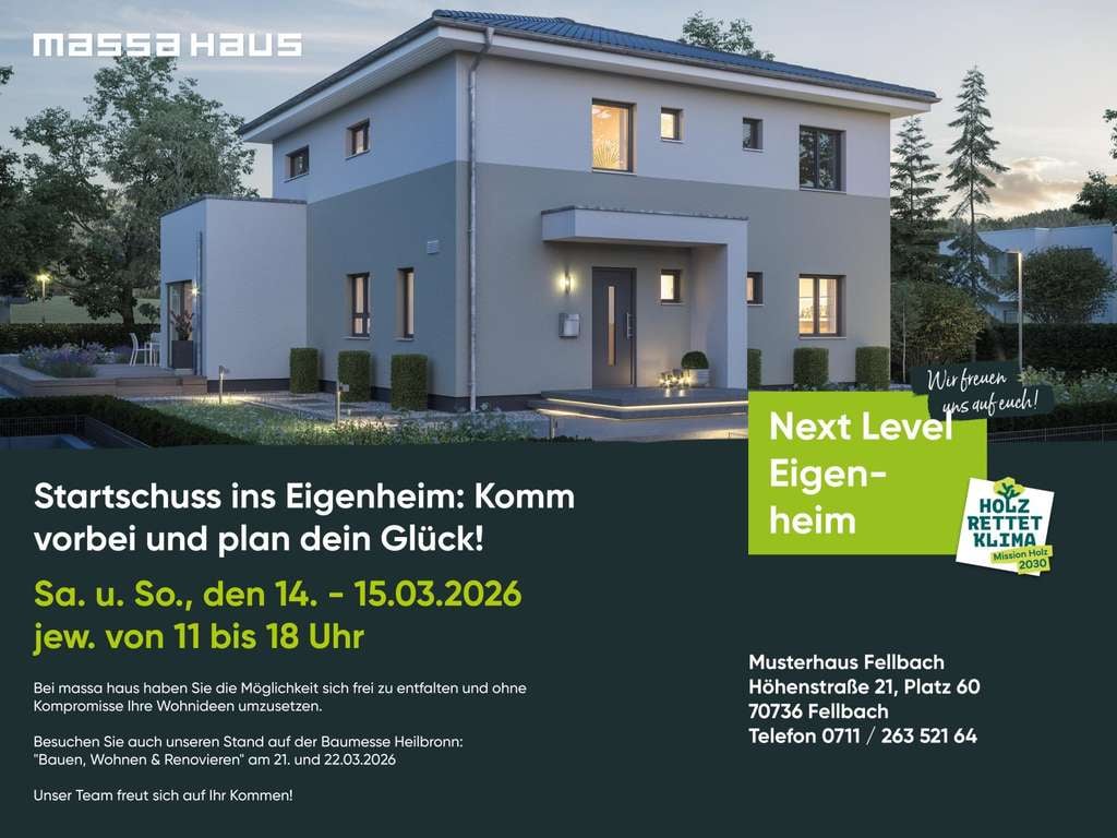 Immobilie in Korb - **Bauen mit dem Marktführer- Lifestyle 13.07 S ** - Bild 1