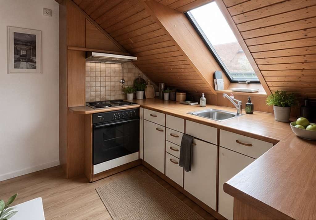 Immobilie in Ditzingen - Kuschelige Dachgeschosswohnung mit sonnigem Balkon - Bild 1