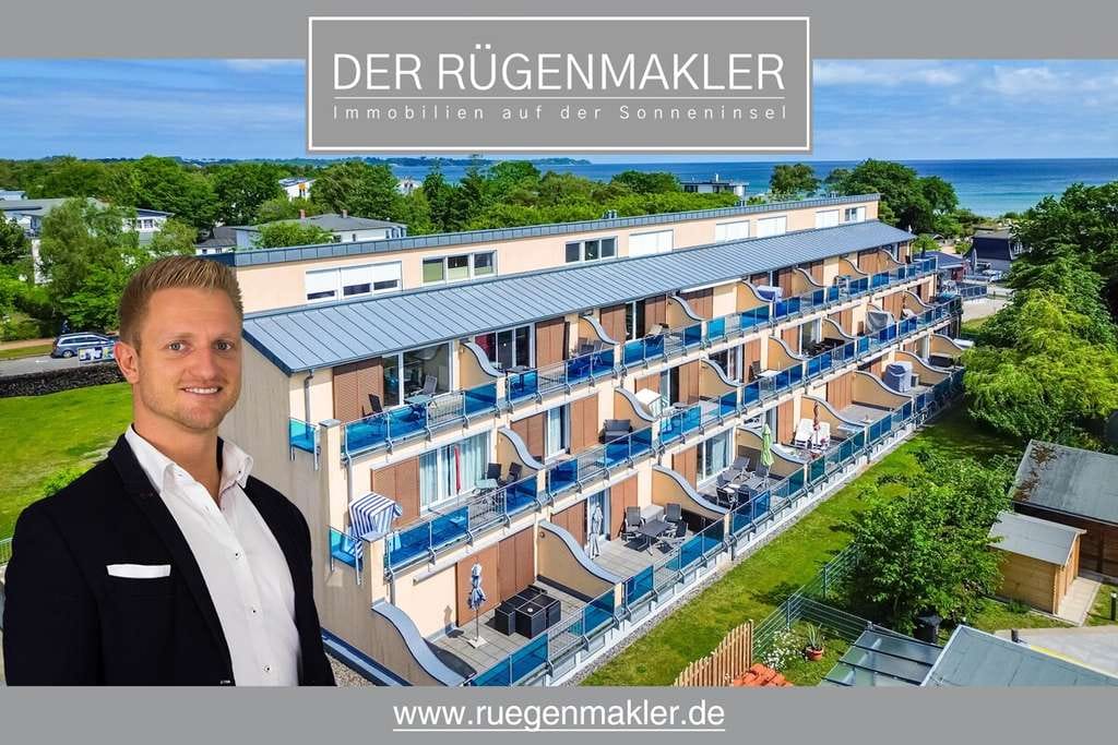 Immobilie in Breege - Nur ca. 170m zum Ostseestrand! Eigentums-/Ferienwohnung mit Terrasse & Tiefgarage in 18556 Juliusruh - Bild 0