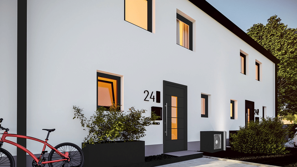 Immobilie in Hiltenfingen - neue Doppelhaushälfte (Haus D) KFW 55 in der Ortsmitte - Bild 2