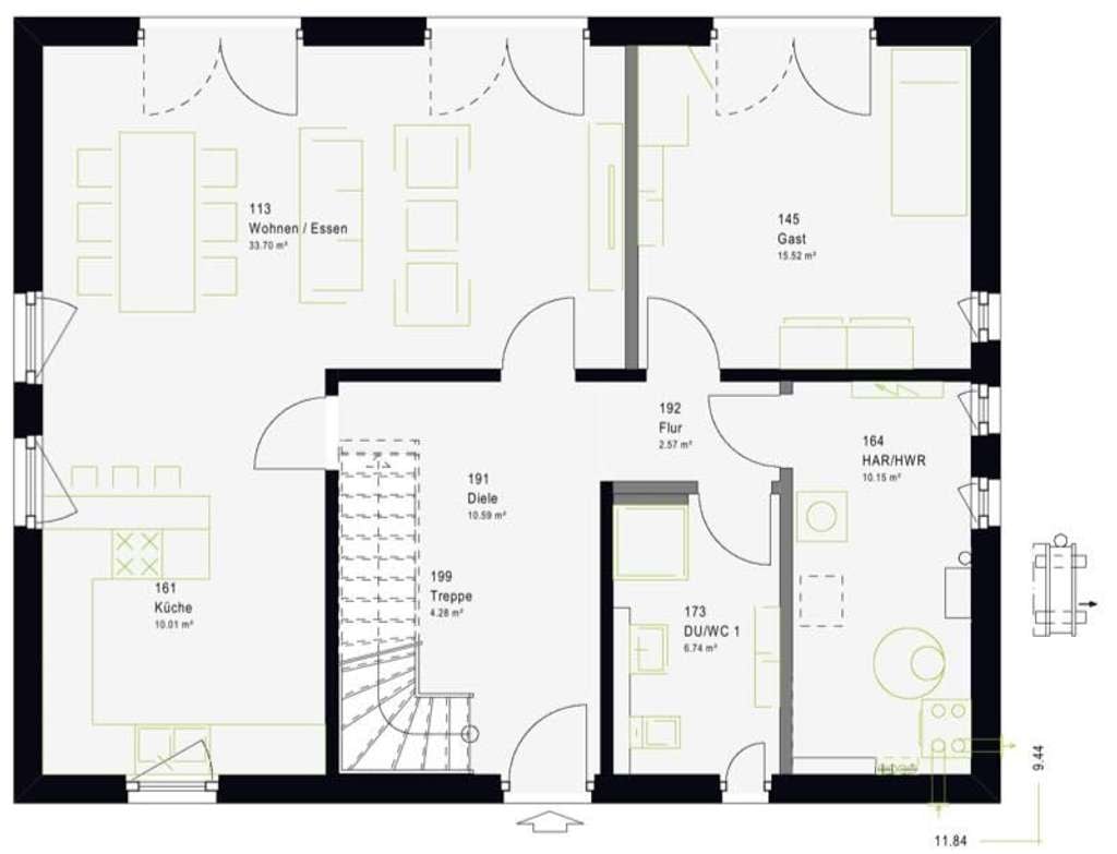Immobilie in Werneck - Ankommen. Durchatmen. Familie sein - 185 m² Wohnraum - Bild 2