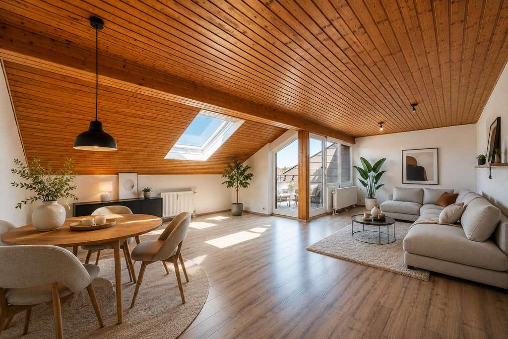 Immobilie in Neckarsulm - *Sonne, Weitblick und Wohnkomfort - Dachgeschosswohnung mit Aufzug* - Bild 1