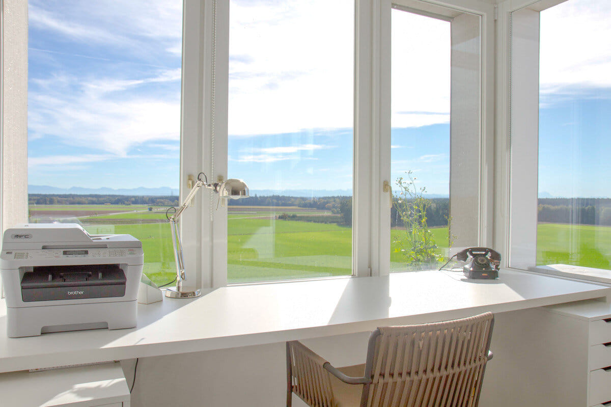 Immobilie in Putzbrunn - DAS PENTHOUSE:  einzigartiges, lichtdurchflutetes, loftartiges Wohnkonzept mit Bergblick - Bild 1