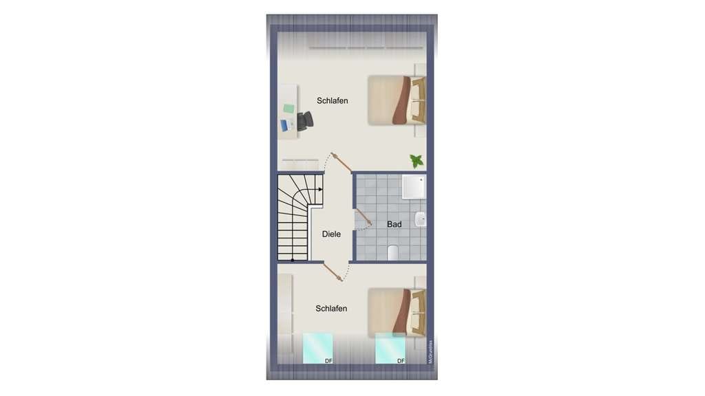 Immobilie in Künzell - Familienfreundliches Reihenmittelhaus mit Garten und Terrasse in Künzell-Bachrain - Bild 2