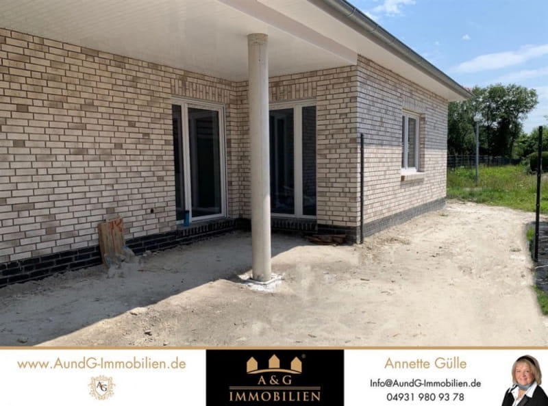 Immobilie in Halbemond -  BUNGALOW-NEUBAU - KFW 55 - MIT BARRIEREFREIHEIT!** RUHIGE LAGE! ** - Bild 3
