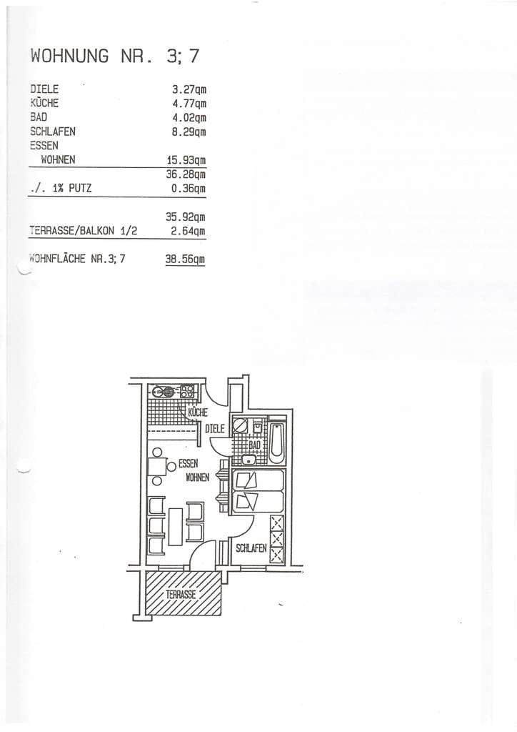 Immobilie in Leingarten - 2 Zimmer Wohnung in Leingarten - Bild 1
