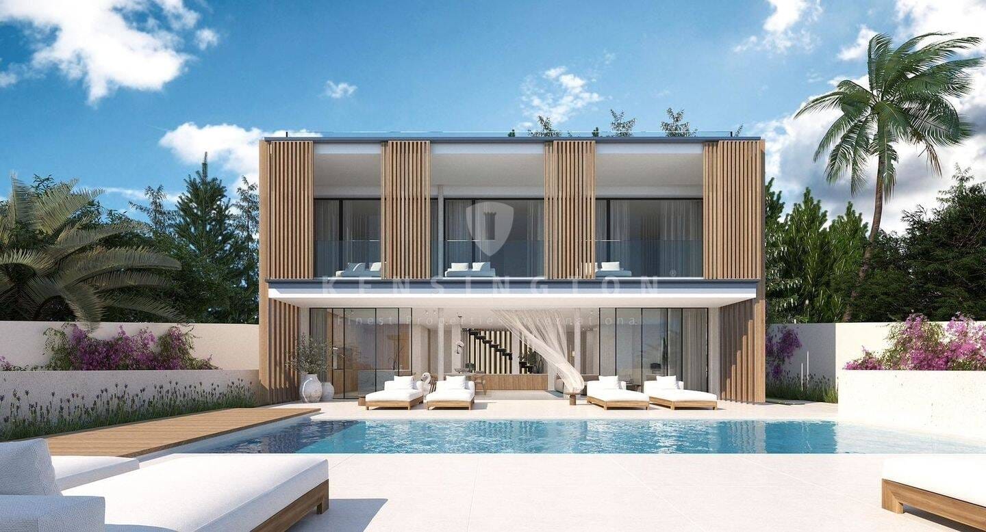 Immobilie in Miesitz - Elegante villa de nueva construcción con vistas a Formentera en primera línea de mar - Bild 0