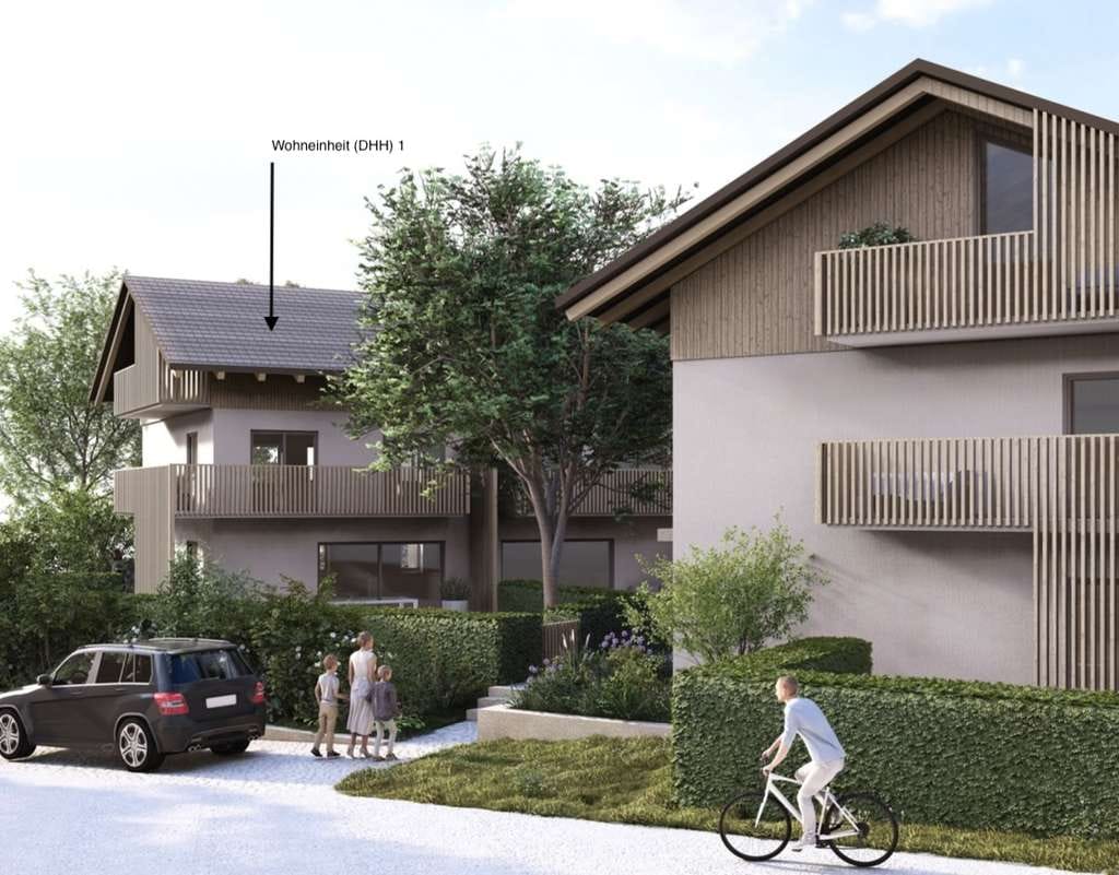 Immobilie in Riedering - Doppelhaushälfte in Holzmassivbauweise, energieeffizient, hochwertig, fußläufig zum Simssee - Bild 2