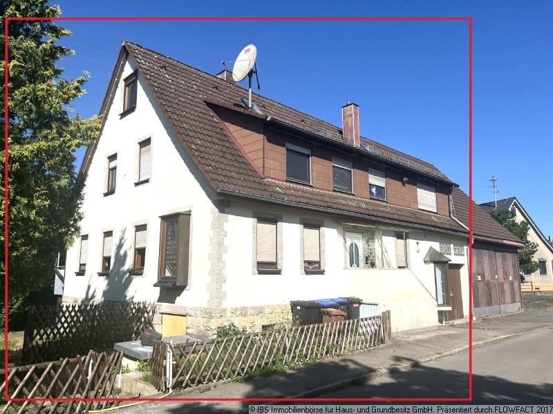 Immobilie in Rot am See - Gemütliches, geräumiges 2-Familienhaus mit Garage, Balkon, Terrasse und Gärtle - Bild 0