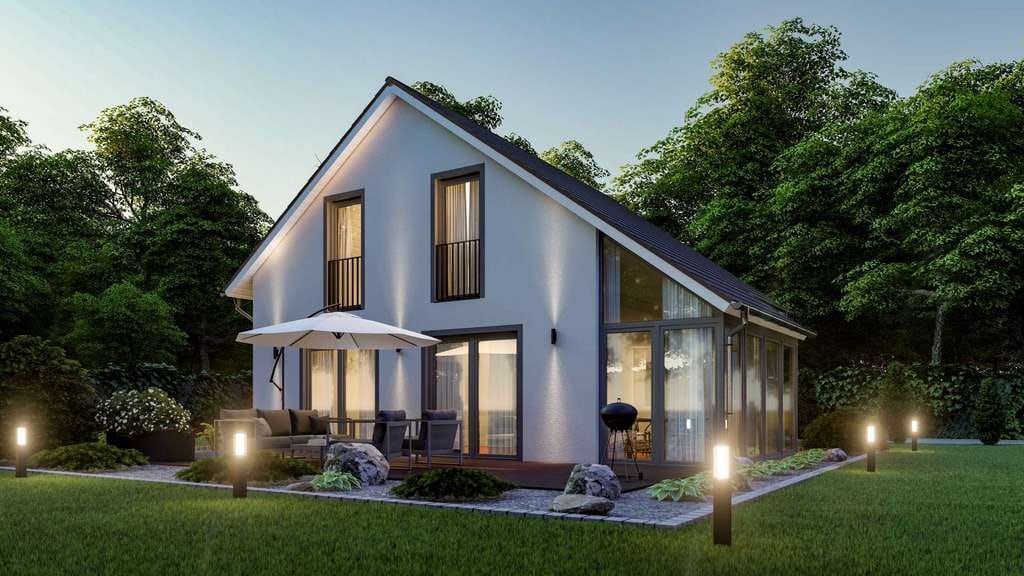 Immobilie in Tacherting - Modernes Einfamilienhaus „Verona“ mit Grundstück – Stilvoll wohnen mit Komfort - Bild 0