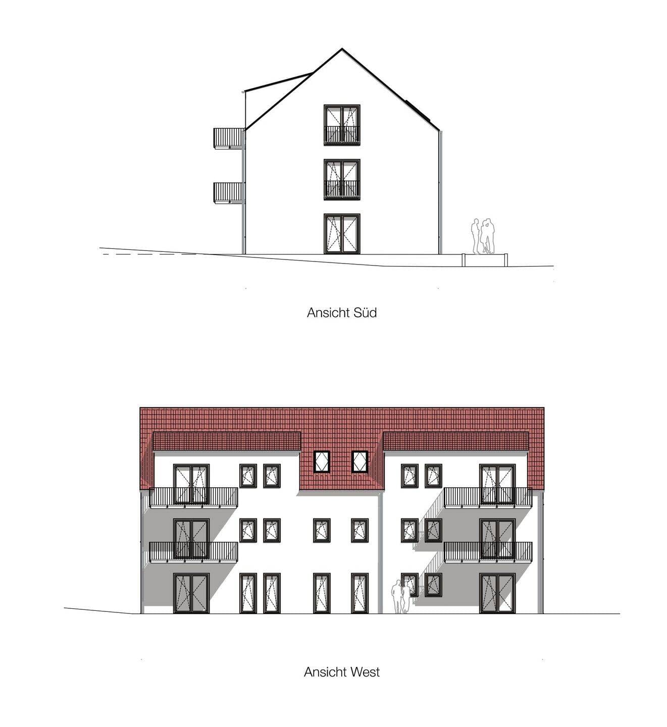 Immobilie in Parsberg - Neubau Dachgeschosswohnung mit Westbalkon - Bild 3