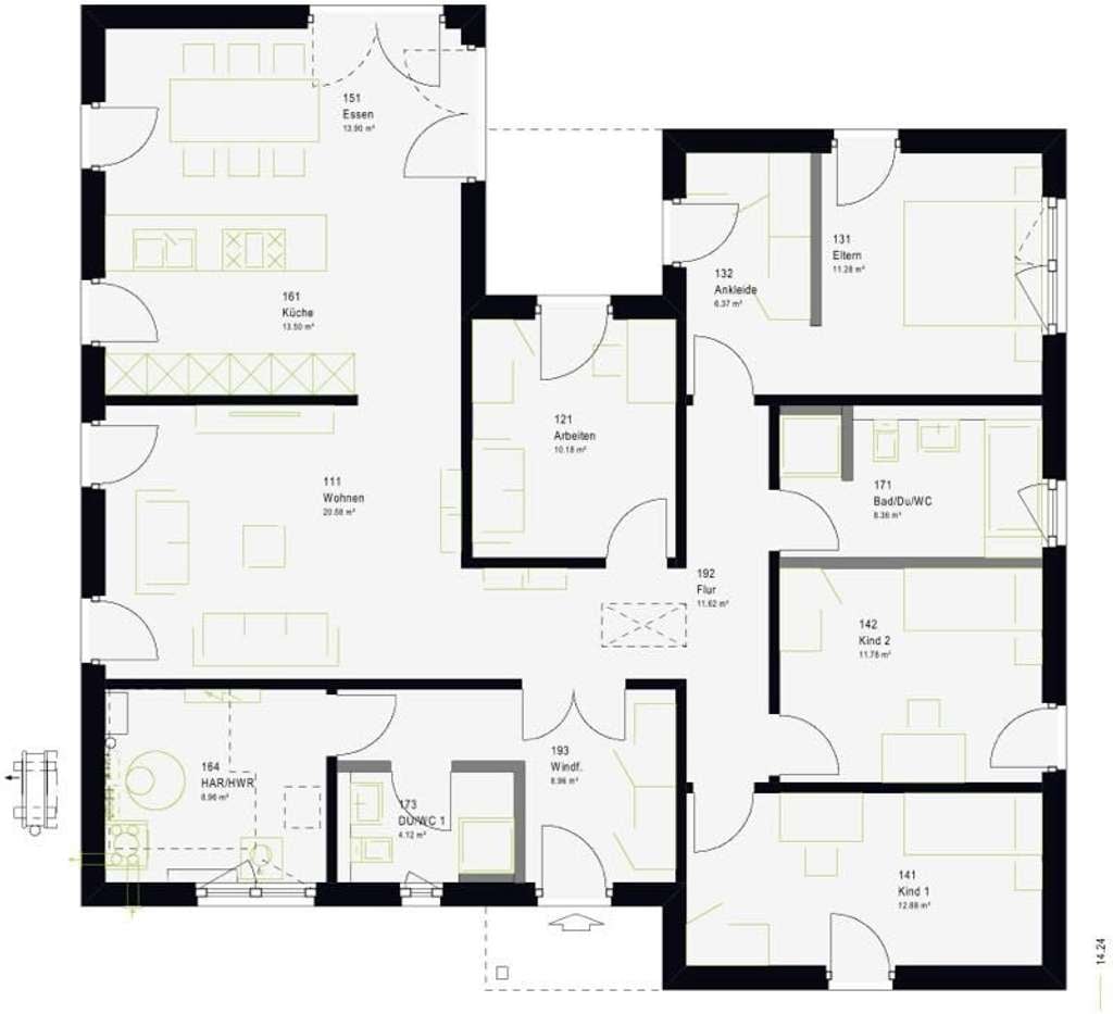 Immobilie in Nordwalde - Architektur-Highlight für Familien: Stylisch wohnen, 15 Monate entspannt mit Festpreis planen! - Bild 4