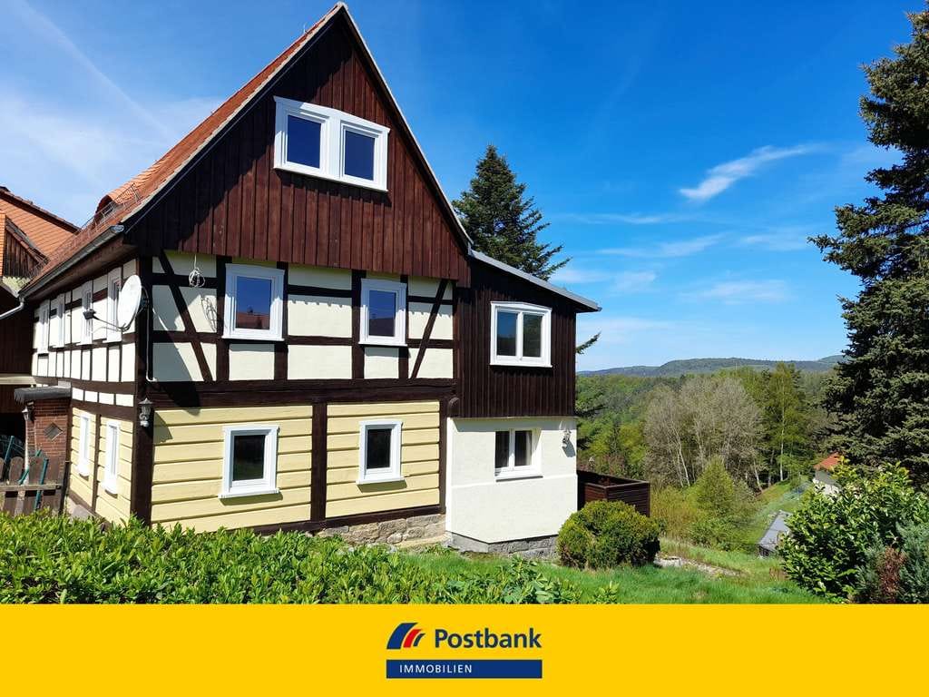 Immobilie in Bad Schandau - Historisches Fachwerkjuwel mit Weitblick ins Kirnitzschtal – Erstbezug nach liebevoller Sanierung - Bild 0