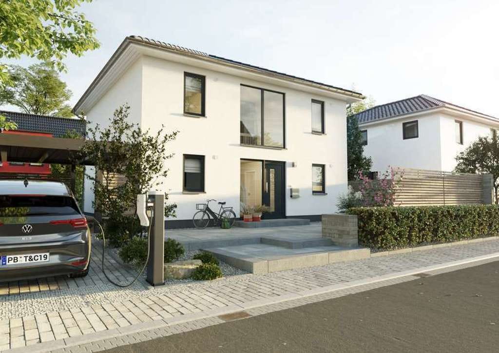 Immobilie in Schmitshausen - massiv gebaut Stadtvilla 145, Preis inkl. Grundstück - Bild 1