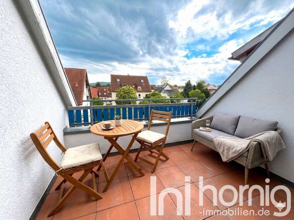 Immobilie in Doberschau-Gaußig - Dobruša-Huska - Modernisierte Dachgeschosswohnung mit Balkon nahe Bautzen - Bild 0