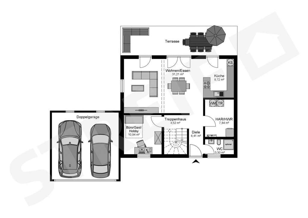 Immobilie in Vogt - Das ideale Familienhaus: 1.5-geschossig, modern und durchdacht. - Bild 3
